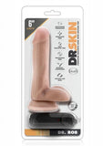 Dr. Skin - Dr. Rob - 6in Vibrating Cock With Suction Cup - Vanilla