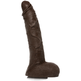 Jason Luv 10 inches Ultraskyn Cock Brown Dildo