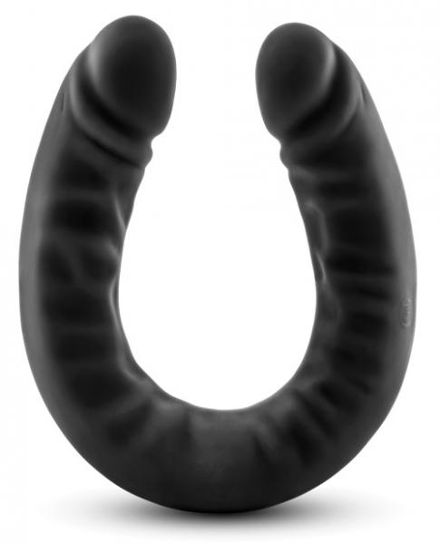 Ruse - Silicone Double Headed Dildo - 18in - Black