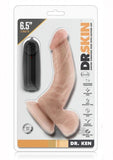 Dr. Skin - Dr. Ken - 6.5in Vibrating Cock With Suction Cup - Vanilla