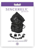 Sincerely, SS Lace Fur Lined Handcuffs