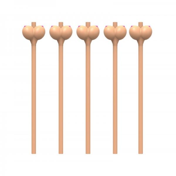 Boobie Straws (flesh Color) 6pk.