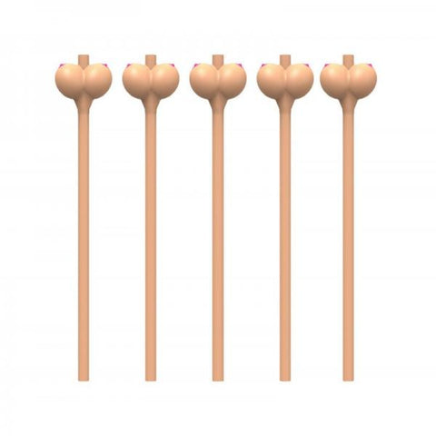 Boobie Straws (flesh Color) 6pk.