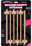 Boobie Straws (flesh Color) 6pk.