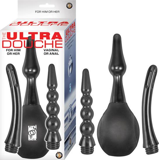 The Ultra Douche 3 Interchangeable Attachments Black