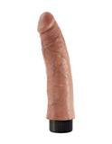 King Cock 7in Vibrating Cock Tan