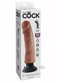 King Cock 9in Vibrating Cock Tan