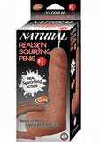 Natural Realskin Squirting Penis #1 Brown Dildo