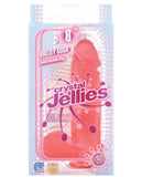 Crystal Jellies - 8in Realistic Cock W/balls Pink