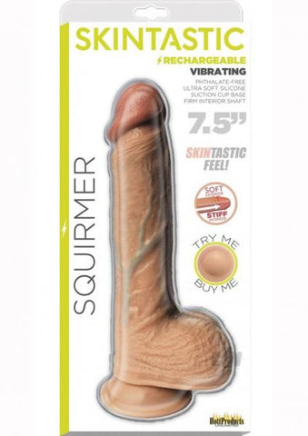 Skintastic Squirmer 7.5 inches Rechargeable Vibrating Dido