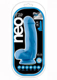 Neo Elite 7in Silicone Dual Density Cock With Balls