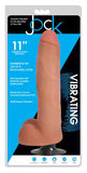 Jock Vibrating Dong With Balls And Suction Cup Waterproof 11in