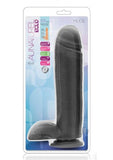 Au Natural - Bold - Huge - 10.5in Dildo - Black