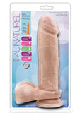 Au Natural 9.5 inches Dildo with Suction Cup Beige