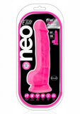 Neo Elite - 7.5in Silicone Dual Density Cock With Balls