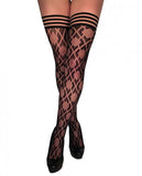 Kixies Elle Black Fishnet Diamond Size A