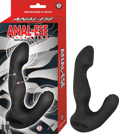 Anal-Ese Rotating P-Spot Vibe Black Prostate Massager