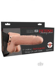 Fetish Fantasy 7in Hollow Rechargeable Strap-on With Balls, Flesh