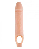 Performance Plus - 10 Inch Silicone Cock Sheath Penis Extender - Vanilla