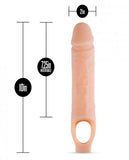 Performance Plus - 10 Inch Silicone Cock Sheath Penis Extender - Vanilla