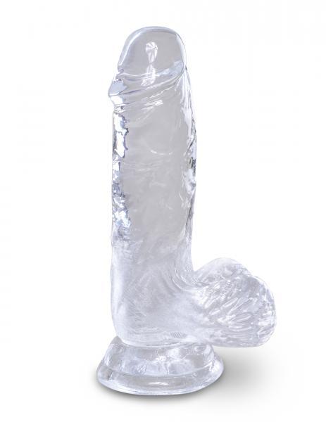 King Cock Clear 5in Cock with Balls