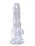 King Cock Clear 5in Cock with Balls