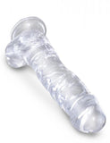 King Cock Clear 8in Cock with Balls