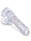 King Cock Clear 6in Cock with Balls