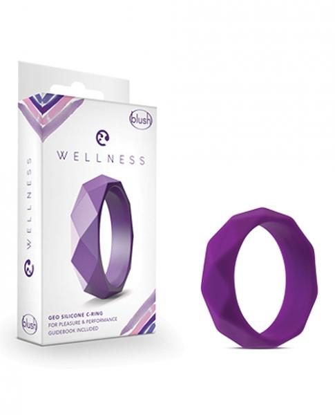 Wellness - Geo C Ring - Purple