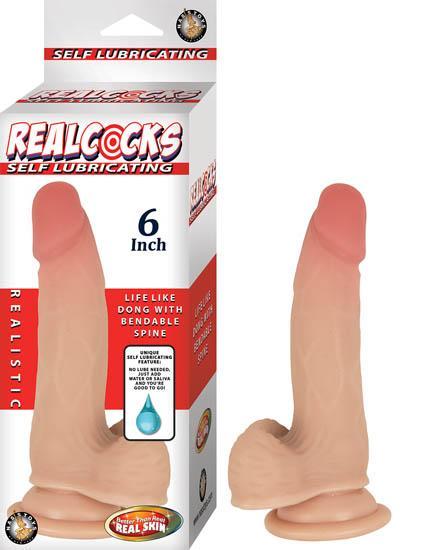 Realcocks Self Lubricating 6"-flesh