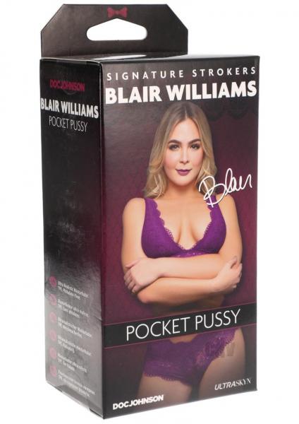 Signature Strokers - Blair Williams - Ultraskyn Pocket Pussy Vanilla