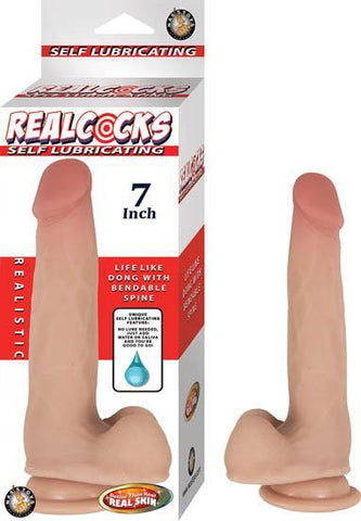 Realcocks Self Lubricating 7"-flesh