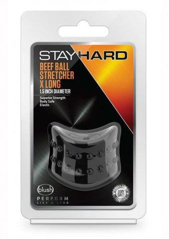 Stay Hard Beef Ball Stretcher  1.5  Black