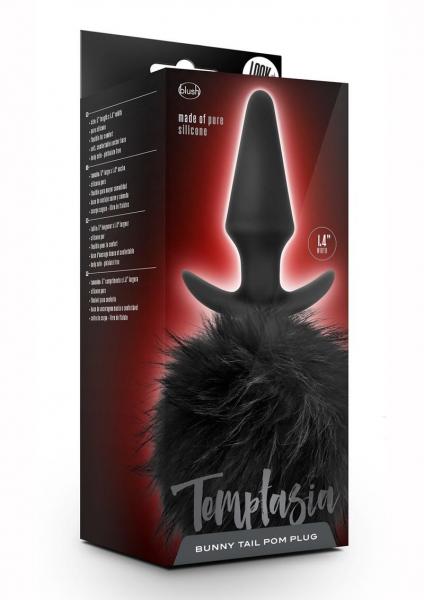 Temptasia Bunny Tail Pom Plug Black