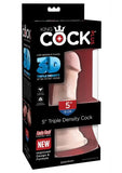 King Cock Triple Density 5 inches Dildo Beige