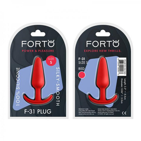 Forto F-31: 100% Silicone Plug Sm