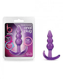 B Yours  Triple Bead Anal Plug Purple