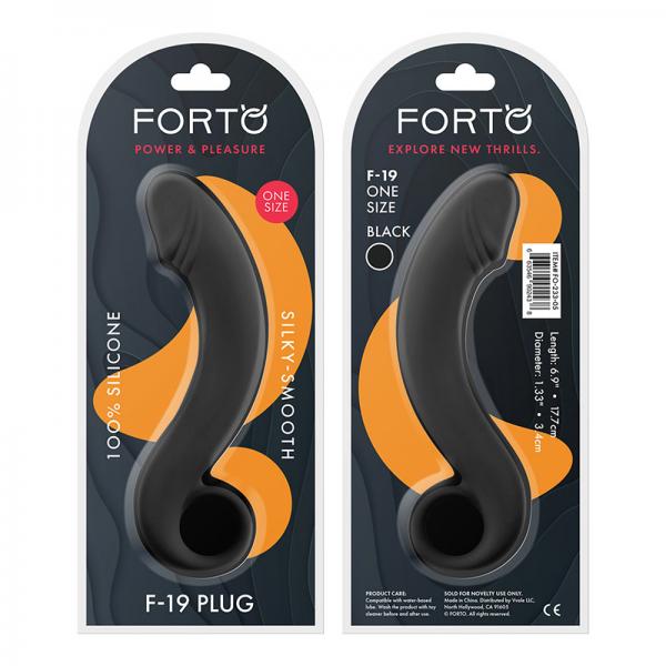 Forto F-19: Silicone Curve Prostate Plug