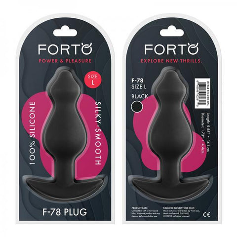 Forto F-78: Pointee 100% Silicone Plug Large