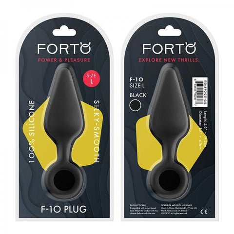 Forto F-10: Silicone Plug W/ Pull Ring Lg