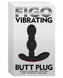 Forto Vibrating Anal Plug Black