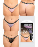 Vibe Bitch 3pk Lace Thong Panty Set Queen