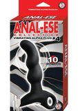 Anal-ese Collection Vibrating Alpha Plug #4 - Black