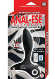 Anal-ese Collection Vibrating Alpha Plug #1 - Black