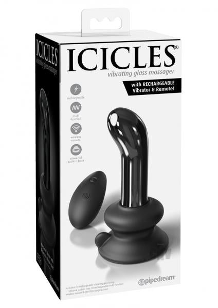 Icicles No 84 With Rechargeable Vibrator & Remote