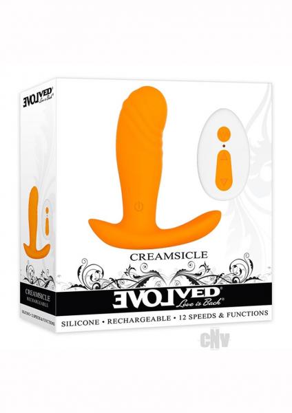 Evolved Creamsicle Rechargeable Silicone Orange