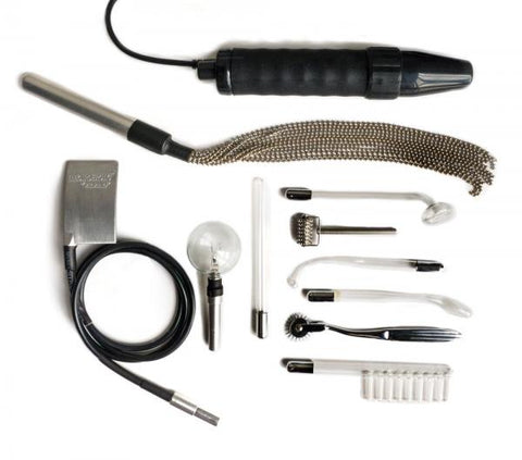 Kinklab Agent Noir Neon Wand Electrosex Kit