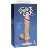 Vibro Realistic Dildo 6 inch - Beige