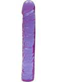 Crystal Jellies 10in Classic Dildo - Purple