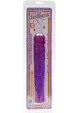 Crystal Jellies 10in Classic Dildo - Purple